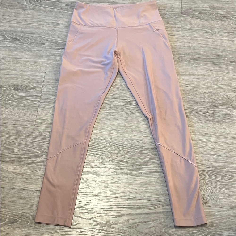 Pale Pink High-Waisted Leggings